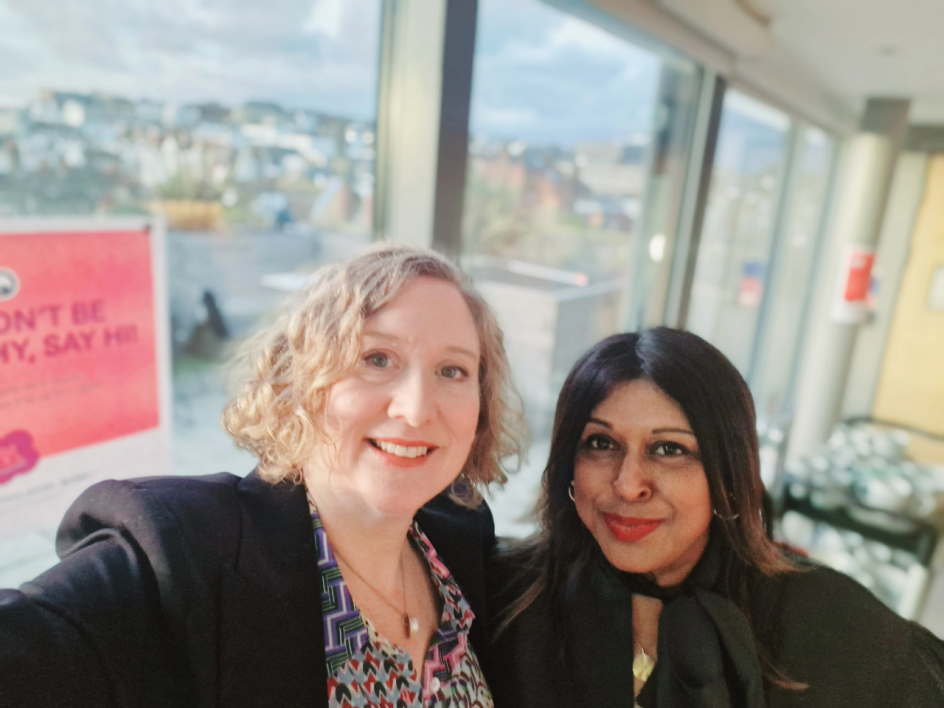 Emily Penny and Michelle Mariathasan Holland at IRL Brighton