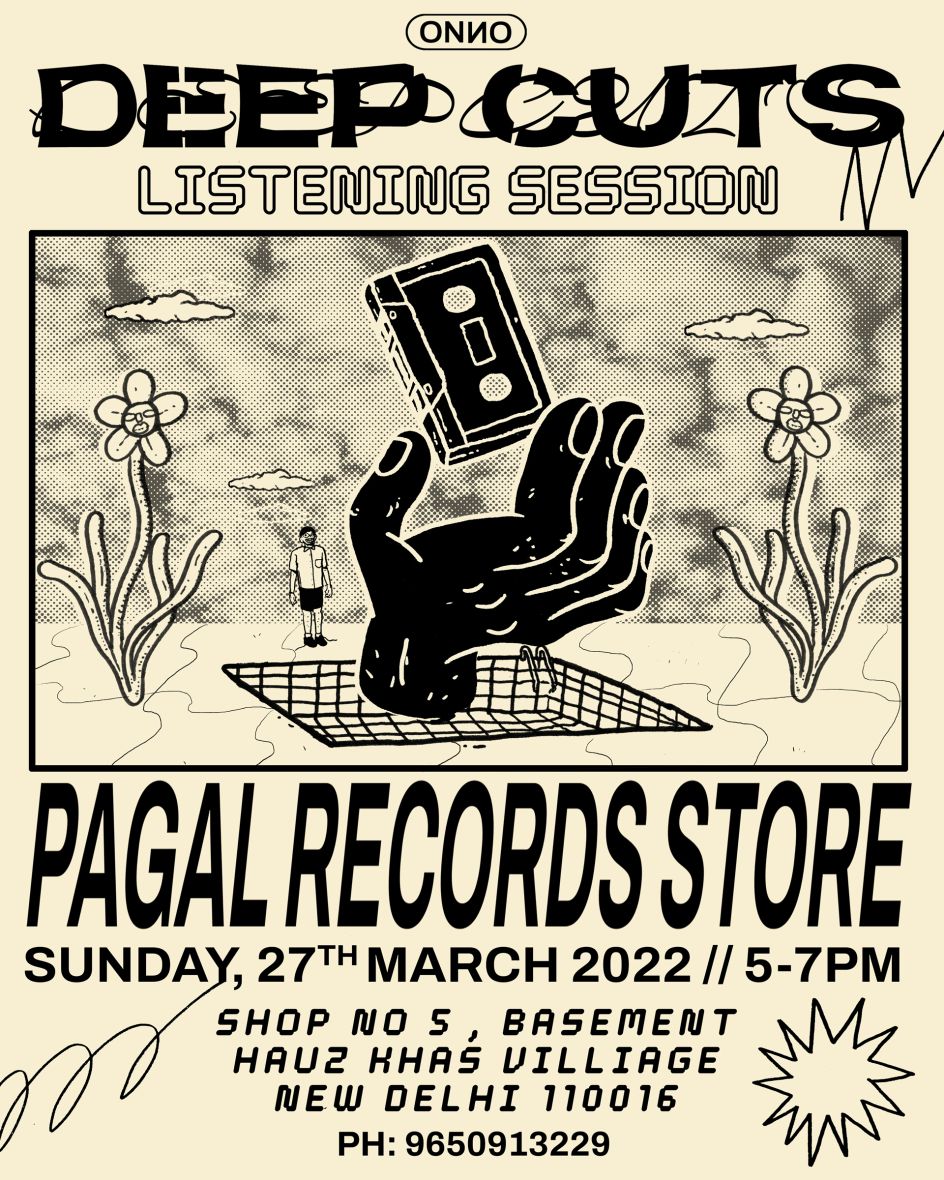 Flyer for Deep Cuts Listening Session © Revant Dasgupta