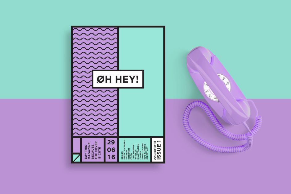 Design for Oh Hey! magazine
