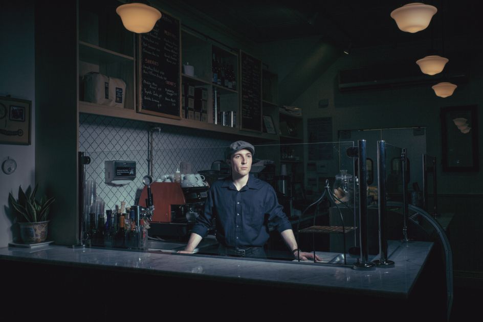 Levi Satter, actor & barista at a Brooklyn bakery