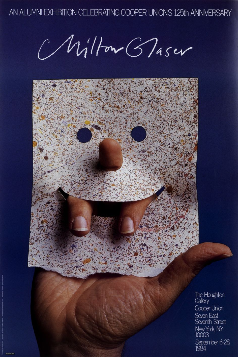 Milton Glaser 1984. 4-color offset lithography, 36 x 24