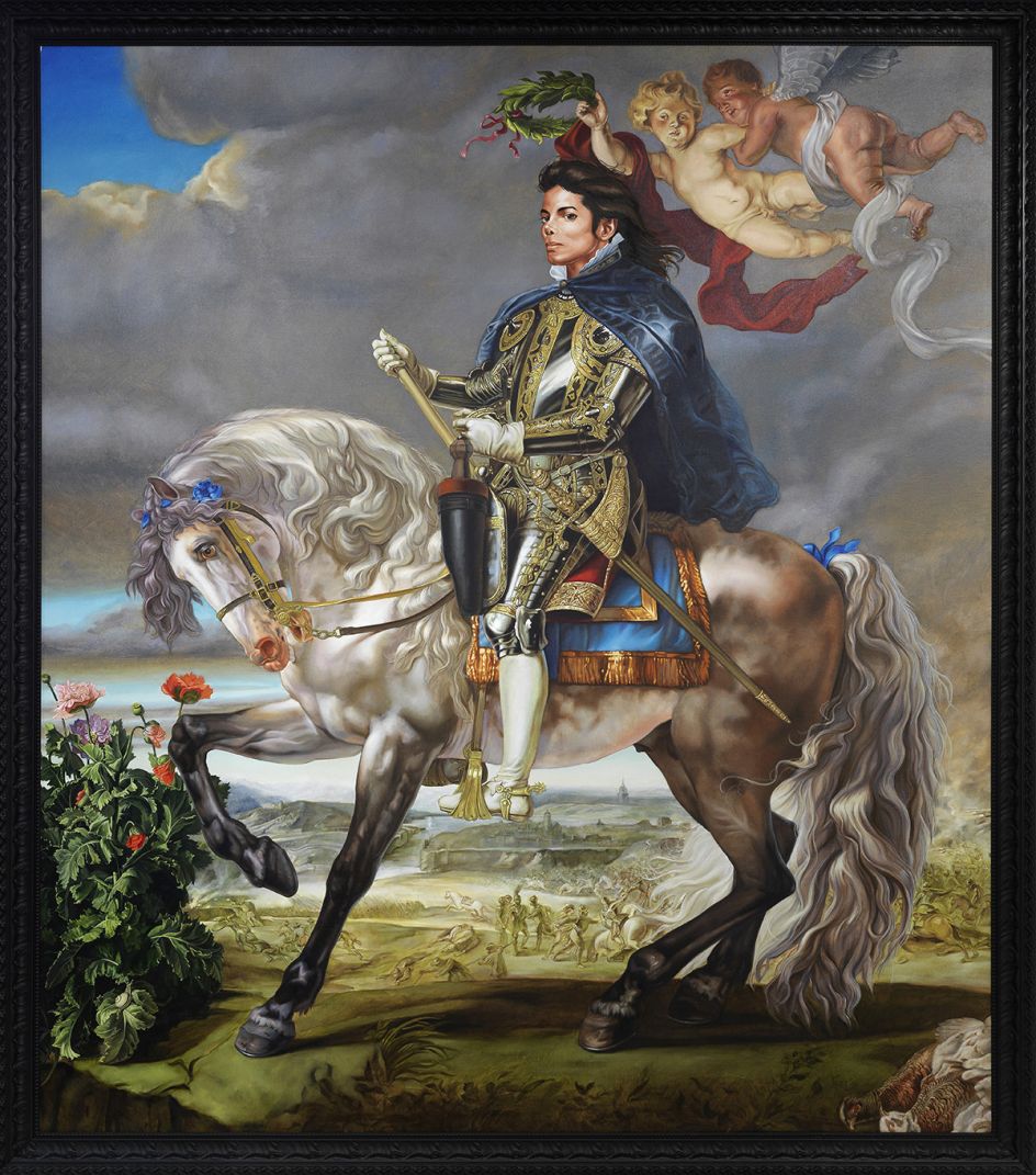 Equestrian Portrait of King Philip II (Michael Jackson), 2010 by Kehinde Wiley. Olbricht Collection, Berlin. Courtesy of Stephen Friedman Gallery, London and Sean Kelly Gallery, New York