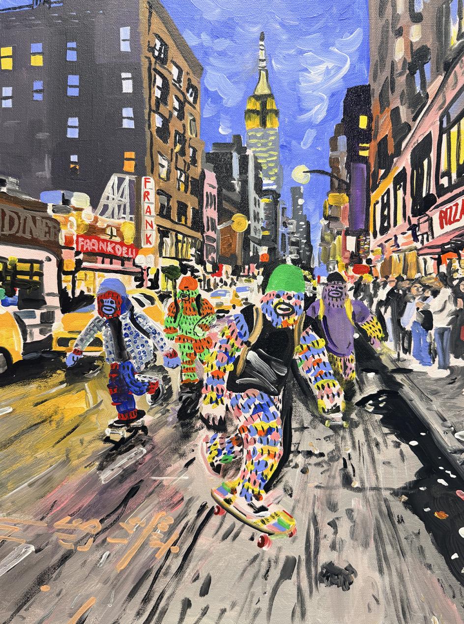 Work in progress for the exhibition