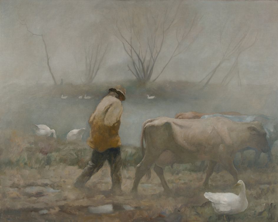 N. C. Wyeth (1882-1945), April Rain, 1935, oil on canvas, 41 7/8 x 51 7/8 in. Private collection