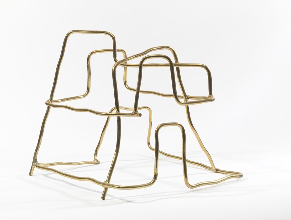 Brass Coated Steel No. 1, 2009, Brass coated steel, Unique,  34 x 35 x 38 cm, POA