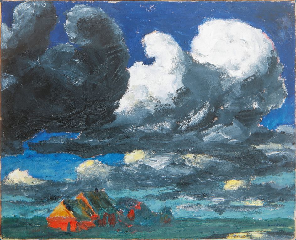 ‘Colour is Life’ Emil Nolde (1867-1956) Landscape (North Friesland), (Landschaft (Nordfriesland)),1920 Oil on canvas, 86.5 x 106.5 cm © Nolde Stiftung Seebüll