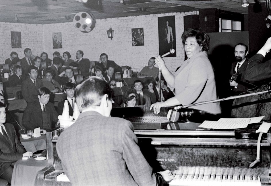 Ella Fitzgerald and the audience at Ronnie Scott's Frith Street © Freddy Warren