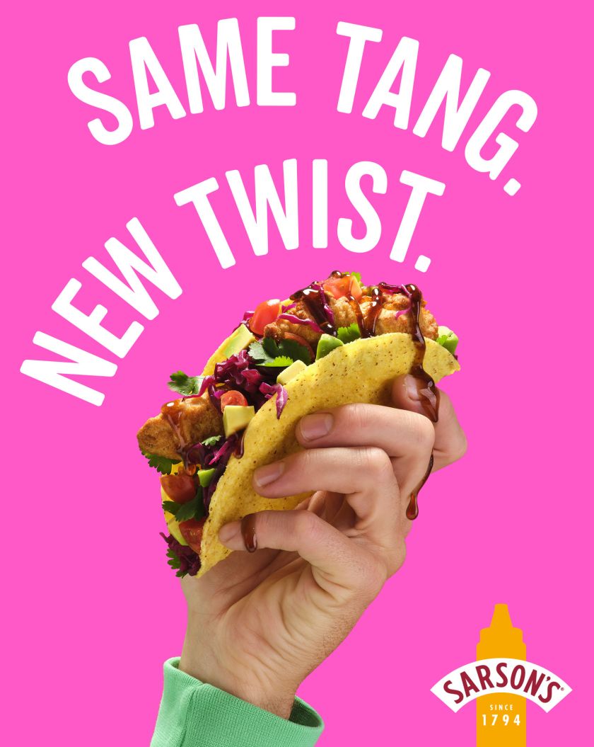 Robot Food turns up the tang with Sarson's vinegar brand identity and campaign