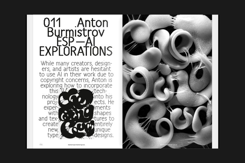 Slanted Experimental Type 3.0 pushes the limits of typography