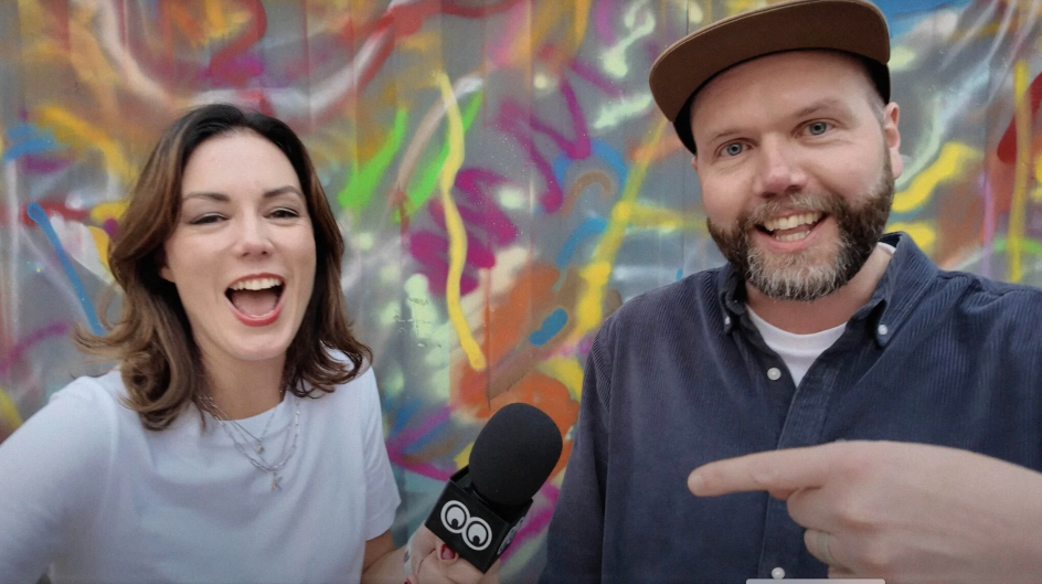 With the lovely Chris Wilson, of Stckmn