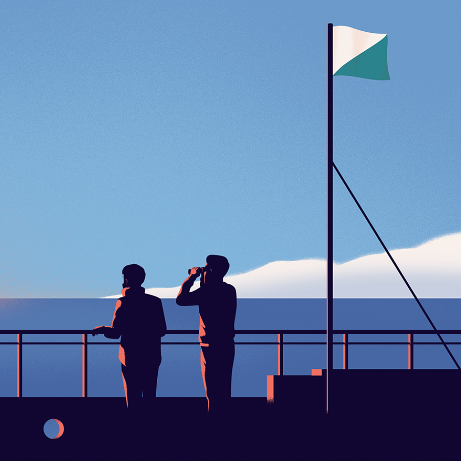 Illustration about Atlantis for N by Norwegian, AD by Rickard Westin