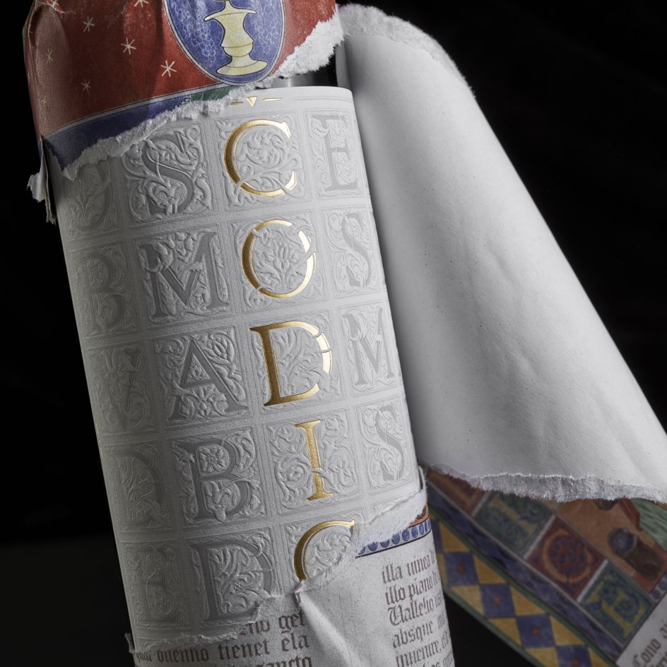 Codice Wine Bottle by Estudio Maba. Winner in the Packaging Design Category, 2019-2020