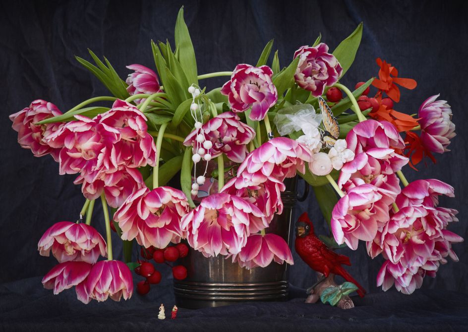 Josef Fischnaller, Pink Cascade, 2018, C-Print, aluminium dibond and acrylic, 90x120cm © the artist, courtesy of Cadogan Contemporary