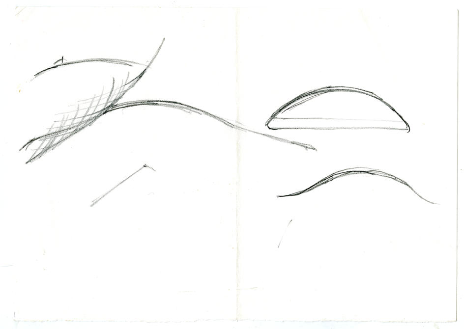 Preparatory drawings, copyright and courtesy of Richard Deacon