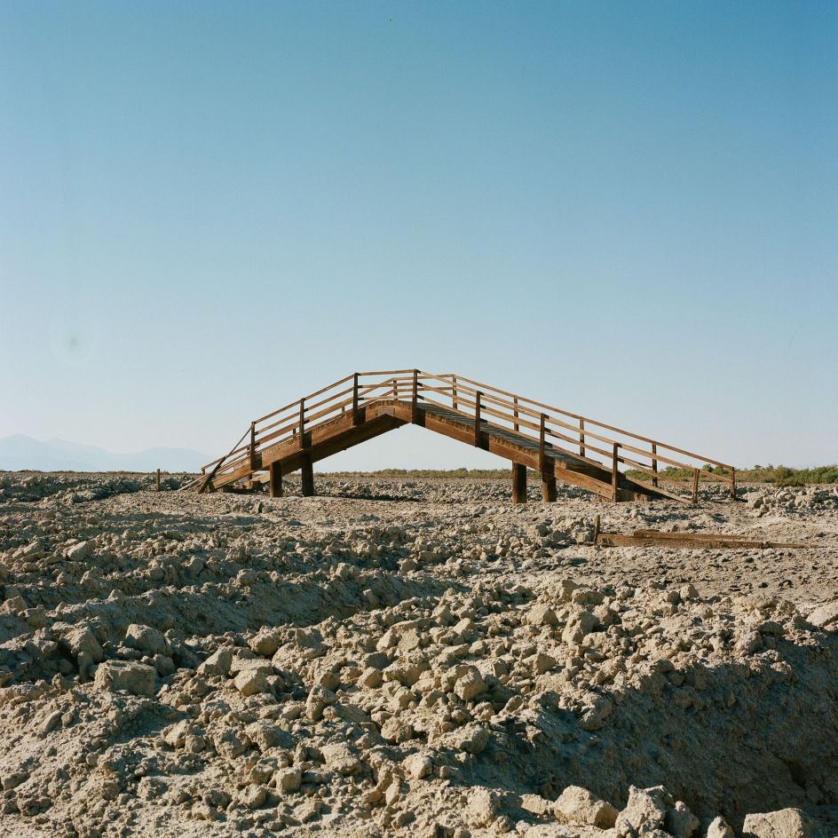 Surface roughening near entry of Alamo River to Salton Sea © Debbie Bentley