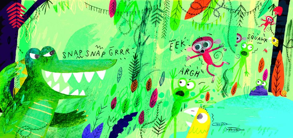 Big Scary Teeth – book illustration by Jarvis | Credit: © Jarvis