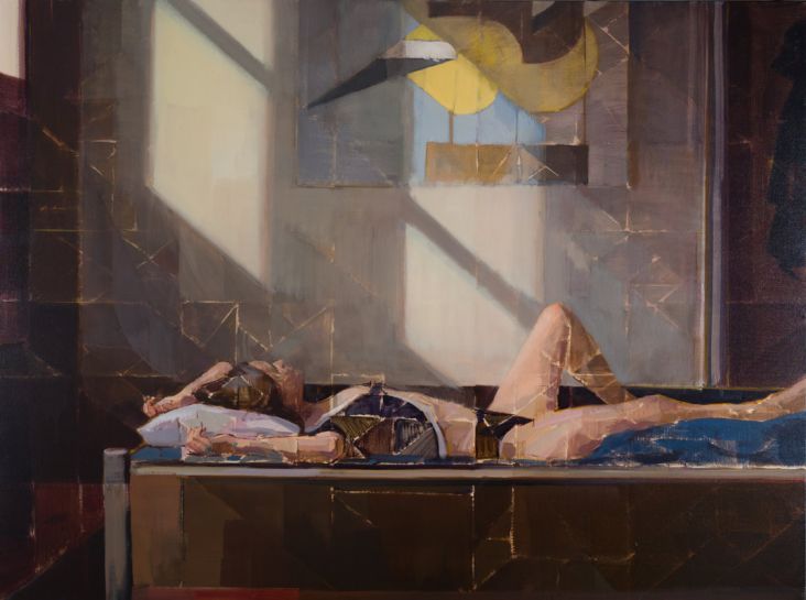 Double Light, Oil on Canvas, 36"X48" © Hiroshi Sato