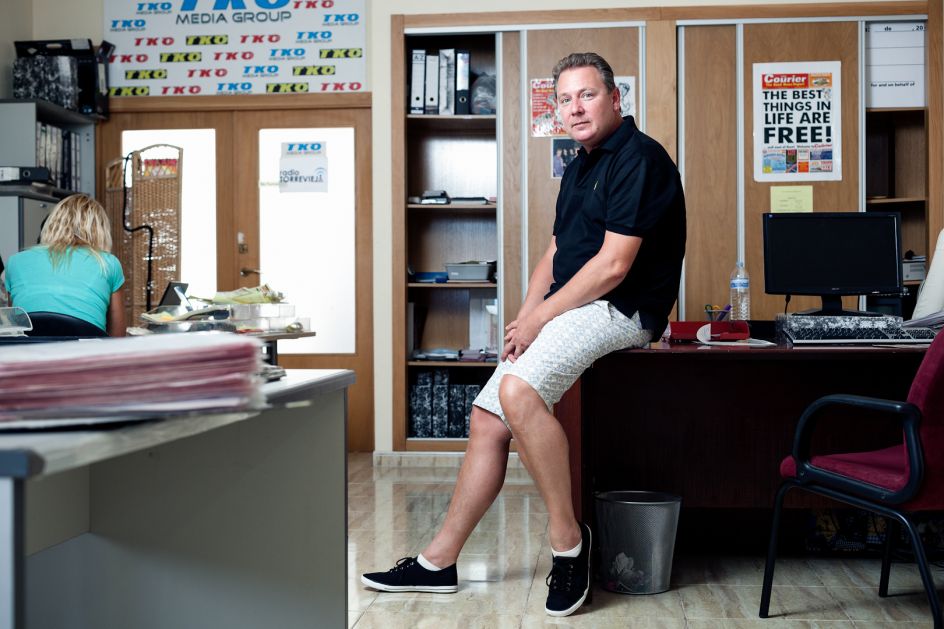 Paul runs an english language newspaper called The Courier from an office in Torrevieja. He moved to Spain to escape the busy life he had in London working for News International.