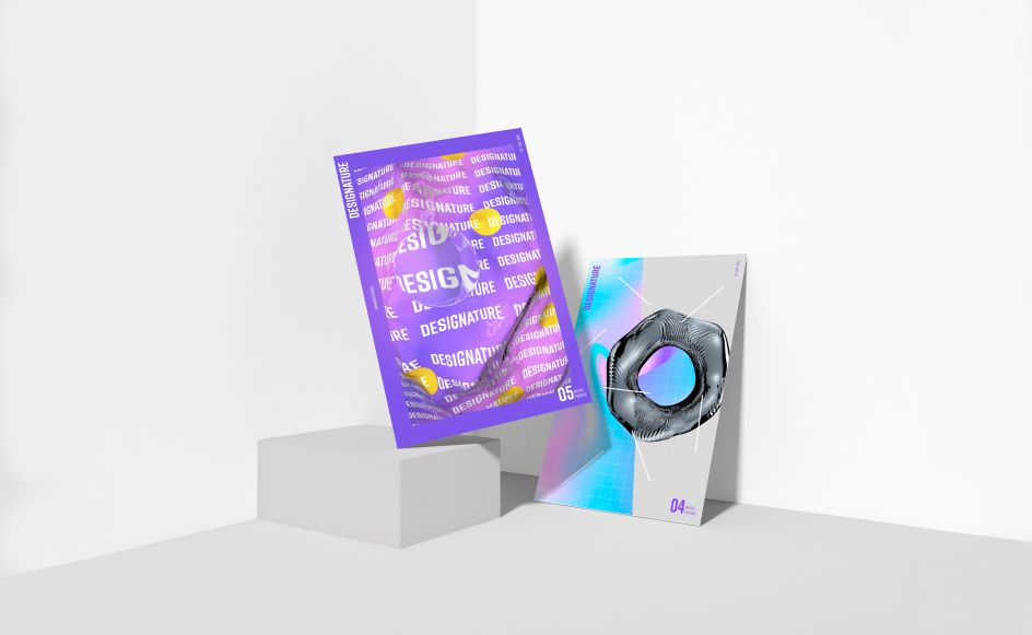 Designature, a series of animated posters © Sumangla Bishnoi