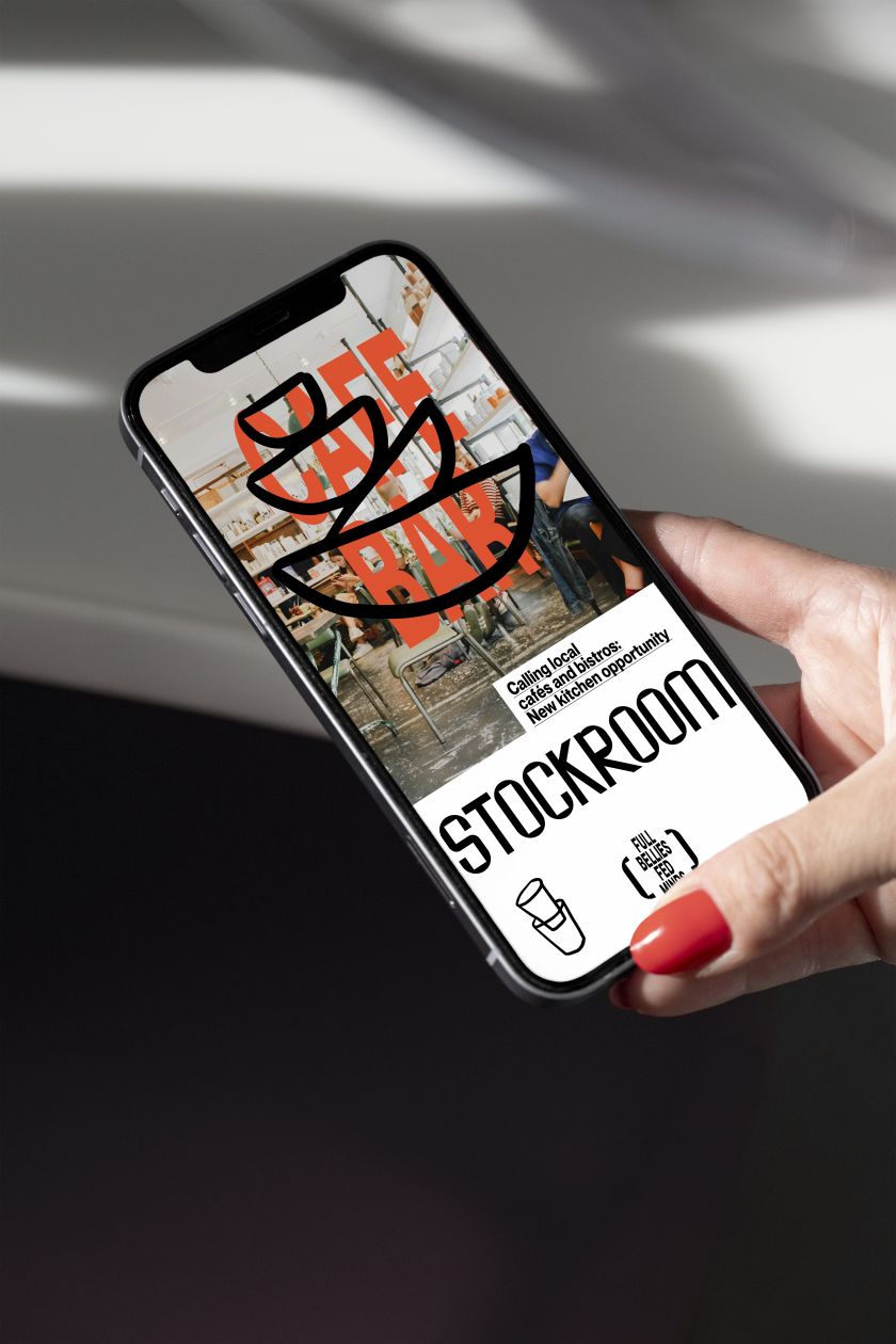 Branding for new cultural hub inspired by Brutalism and community artwork
