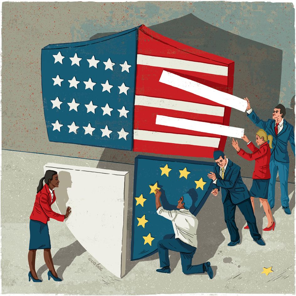 Politico Europe: Opinion illustration
