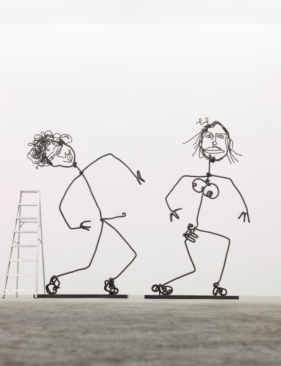 Tim Noble and Sue Webster, Standing (A Lovely Pair), 2017, Courtesy the artists and BlainSouthern, Photo Peter Mallet