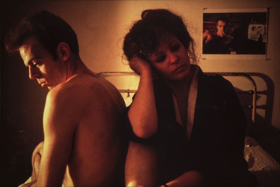 Nan Goldin Self-Portrait in Kimono with Brian, NYC, 1983 © Nan Goldin, Courtesy Matthew Marks Gallery Photo: Lee Stalsworth