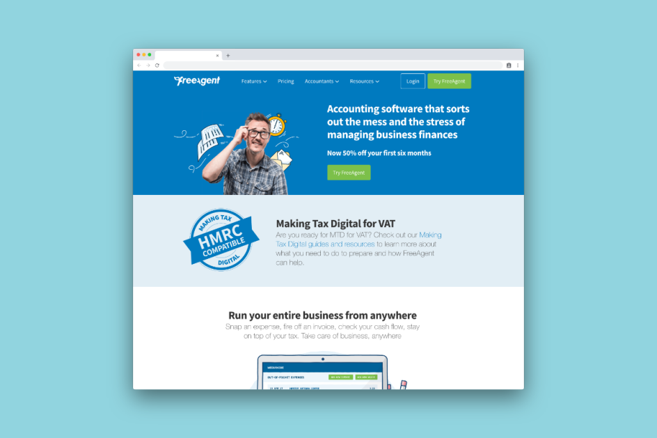 FreeAgent, brilliant invoicing and time tracking software