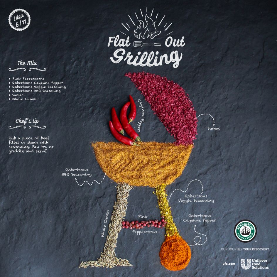 Diy Spice Blends by Chef Heidi Social Media Digital Recipes by Lize-Marie Swan. Winner in the Advertising, Marketing and Communication Design Category, 2019-2020.