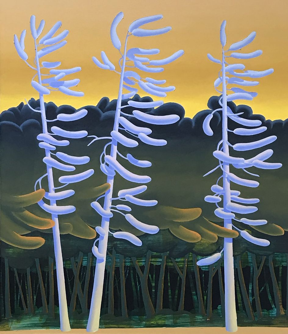 Three Sisters, 2020. Madeleine Bialke. Image courtesy of Huxley-Parlour Gallery