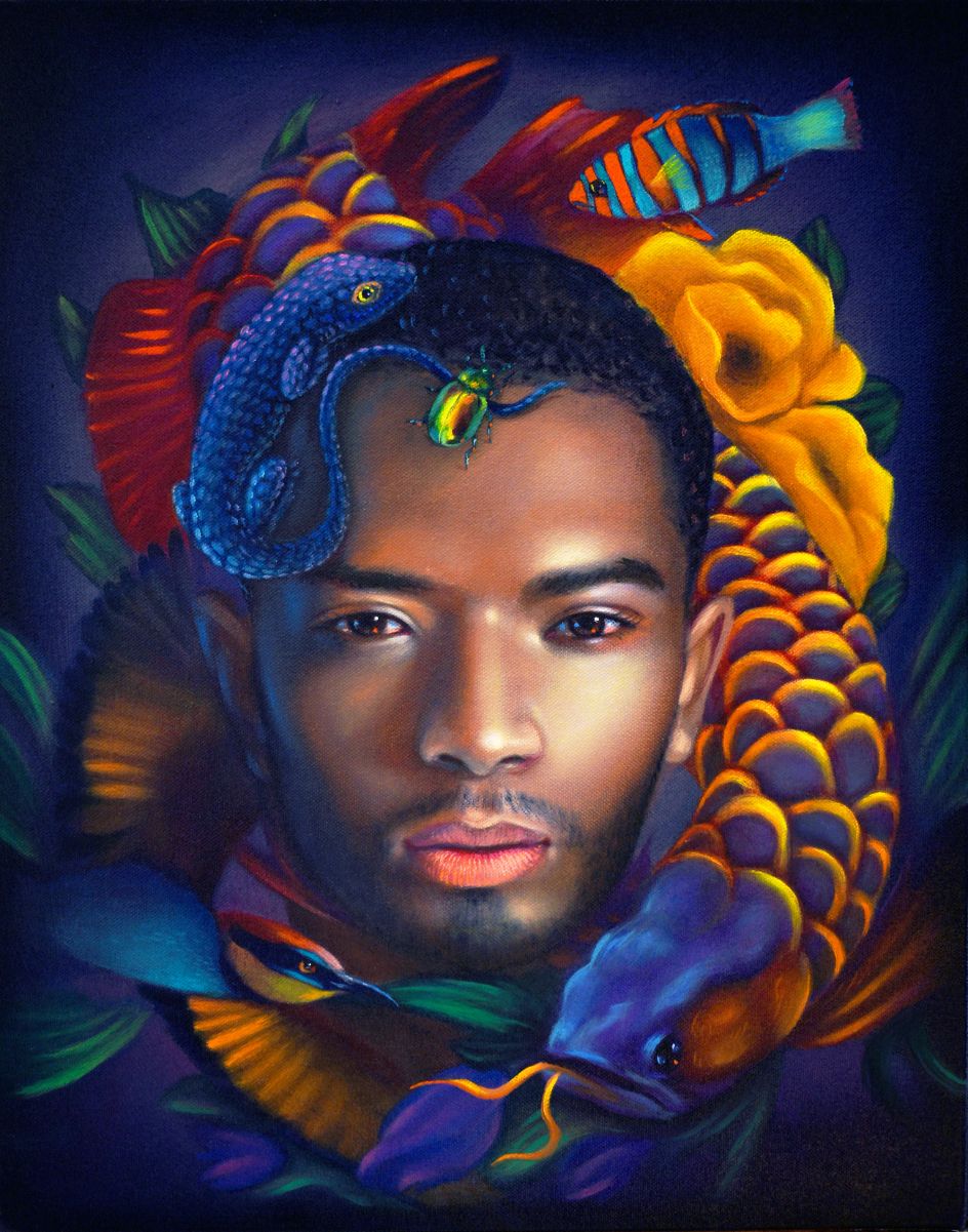 Trill Tyrian, 2020, oil on canvas, 20 x 16 inches © Ryan Martin