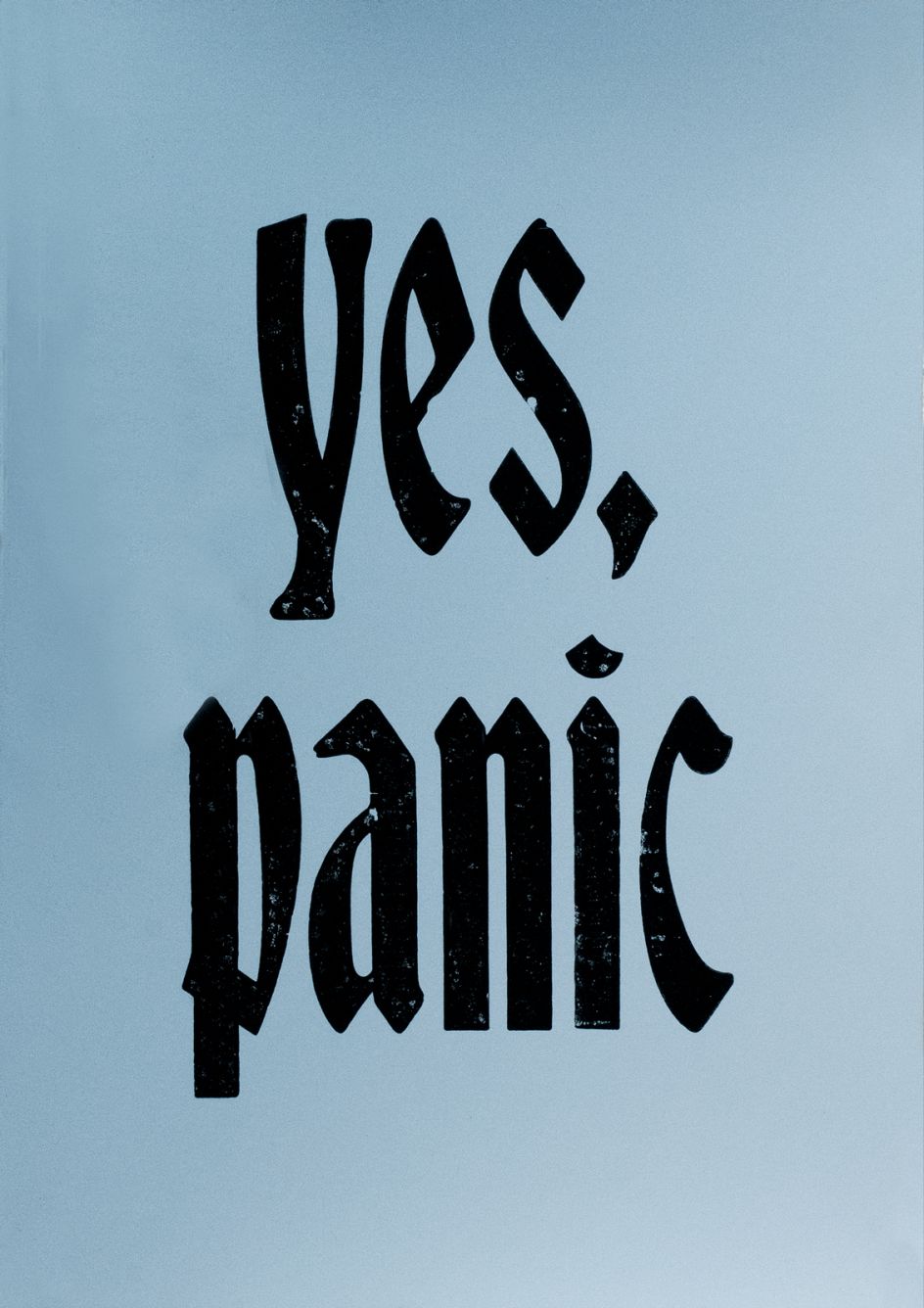Yes, Panic © New North Press + Jane Plüer