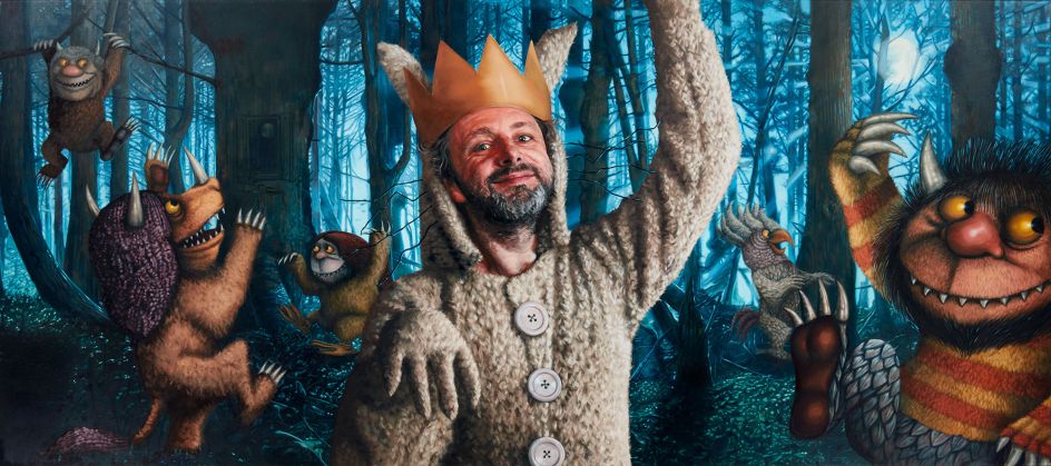 Michael Sheen as Max from Where The Wild Things Are Oil on Canvas 135 x 60cm