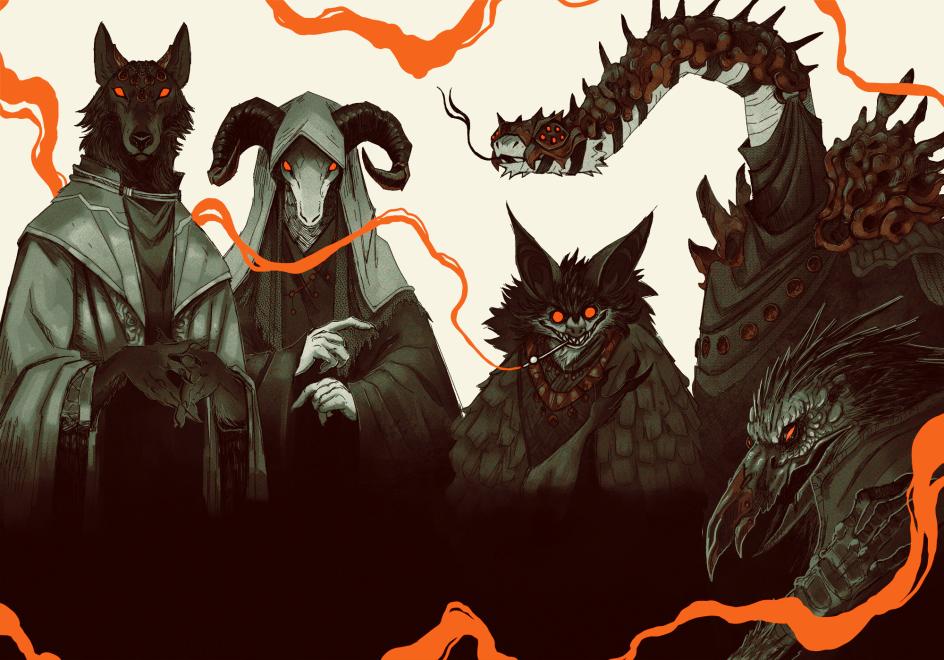 Each creature represents a clan of the Folk