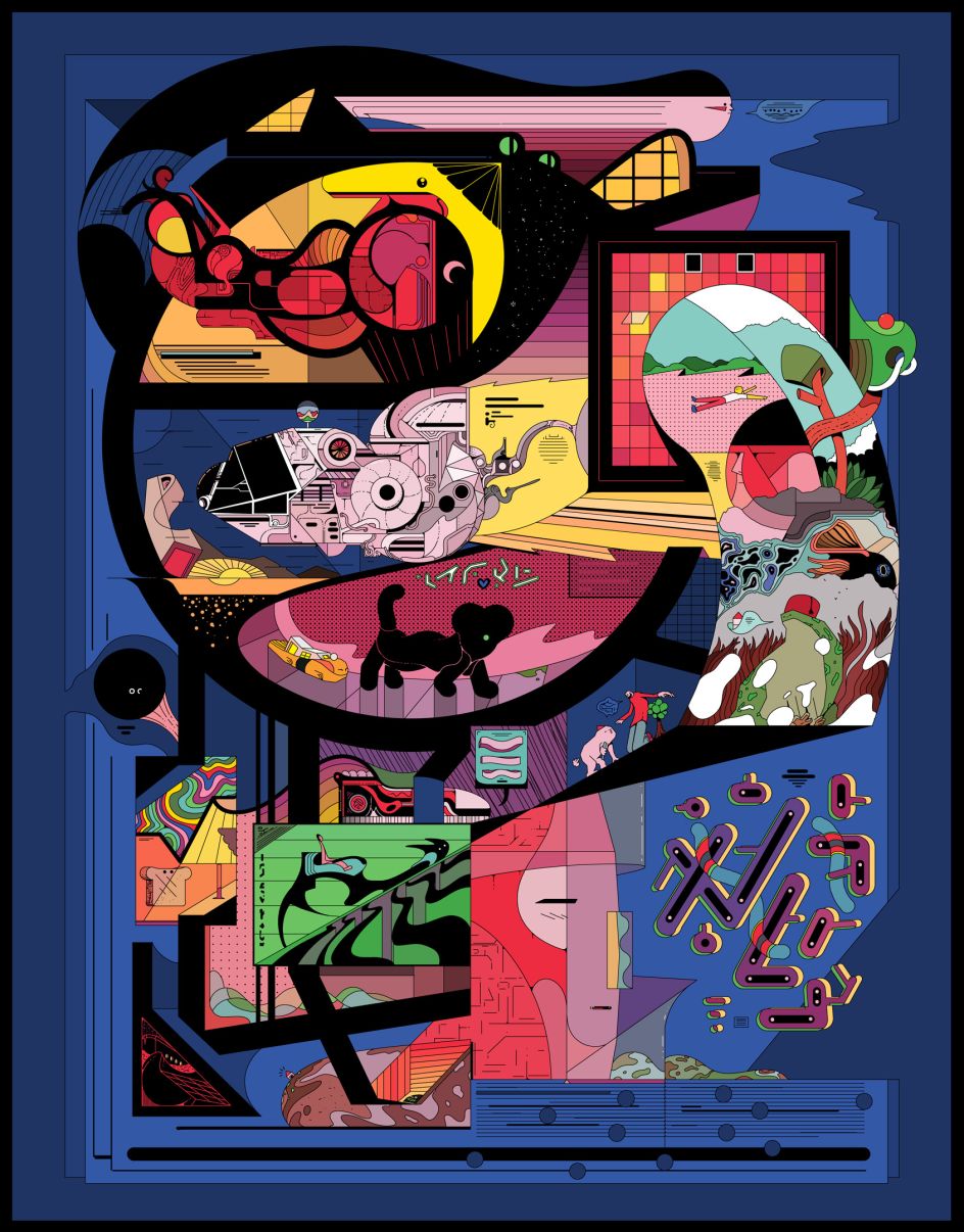 From the series, Gibberish #24 © Ori Toor