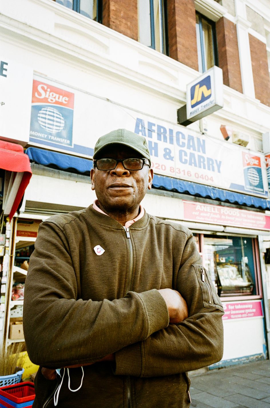 Eugene Takwa at African Cash & Carry in Woolwich © Jonas Martinez / Museum of London