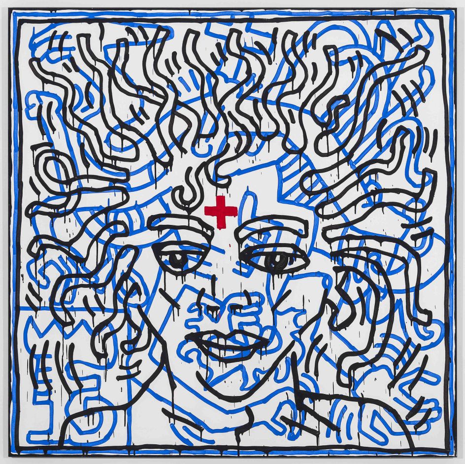 Untitled by Keith Haring 1984. Private Collection © 2018 The Keith Haring Foundation