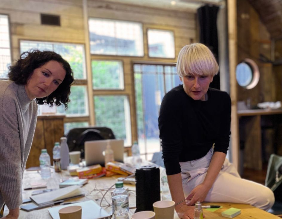 Gemma Ballinger and Johanna Drewe