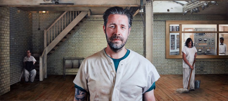 Paddy Considine as R.P McMurphy from One Flew Over The Cuckoo’s Nest
