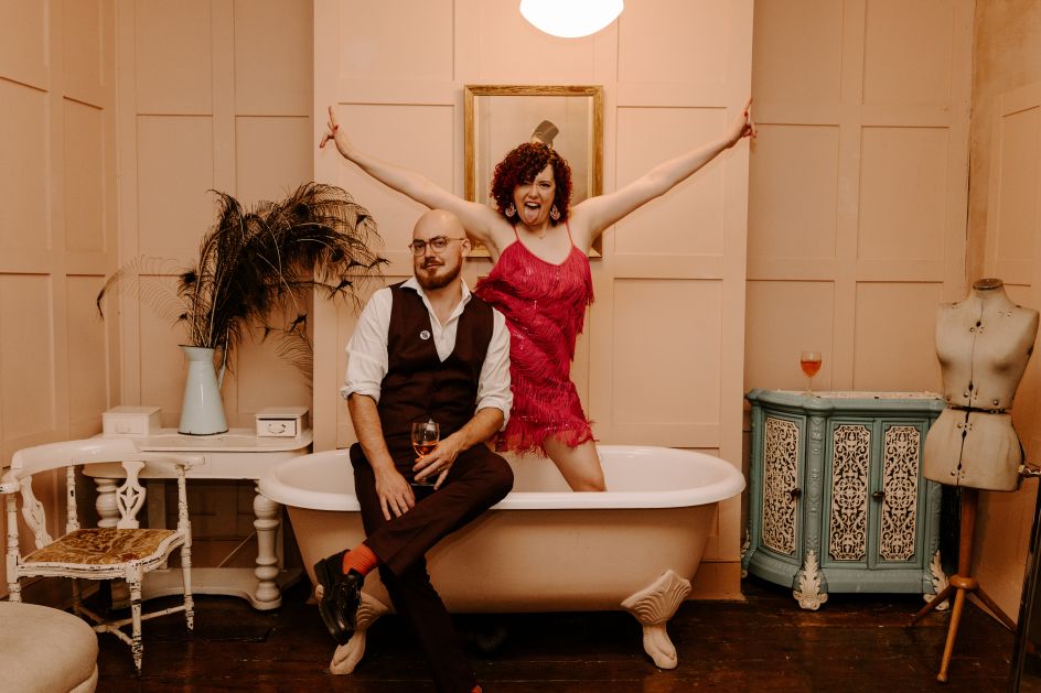 Lottie Petersen. Photography by Nicki Shea at Wedding Banner: The Banner Department