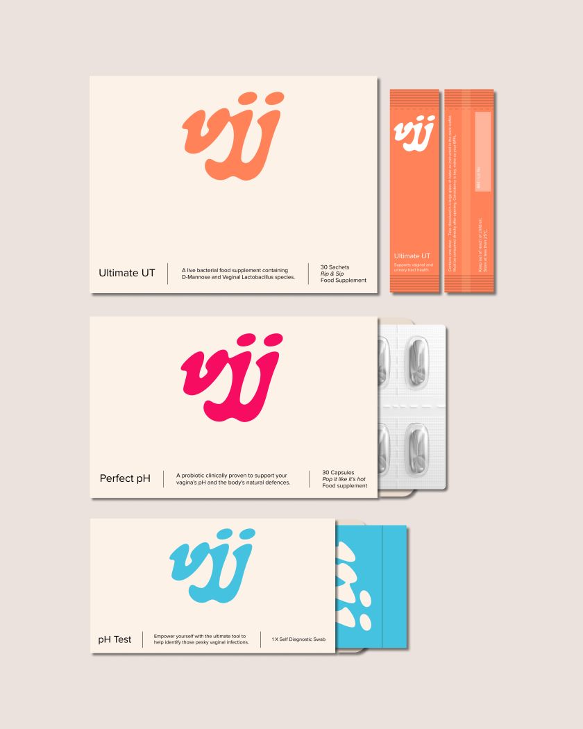 Unfound Studio designs VJJ Health: the new cool aunty of women's wellness