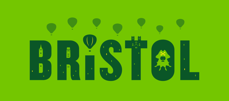 Illustrations of Bristol for the Shaun in the City charity project