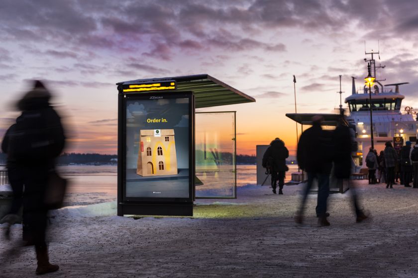 McDonald's turns its paper bag into a tribute to Norwegian architecture