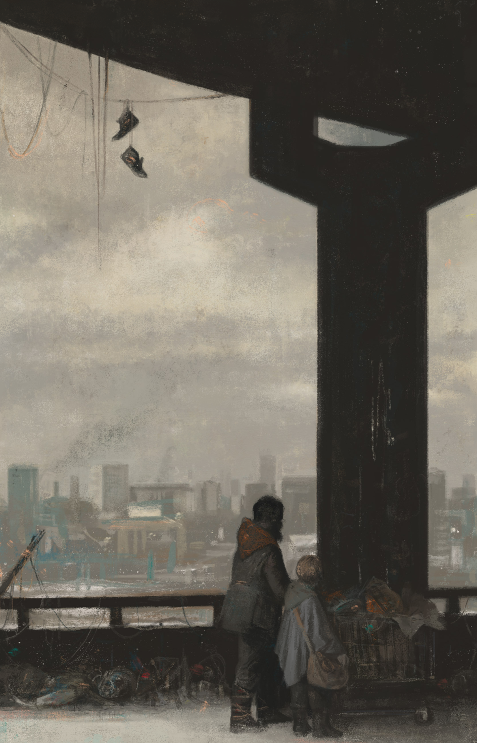 Gerard DuBois: The Road by Cormac McCarthy. Published by Folio Society, 2021 (Book Illustration Award Shortlist)