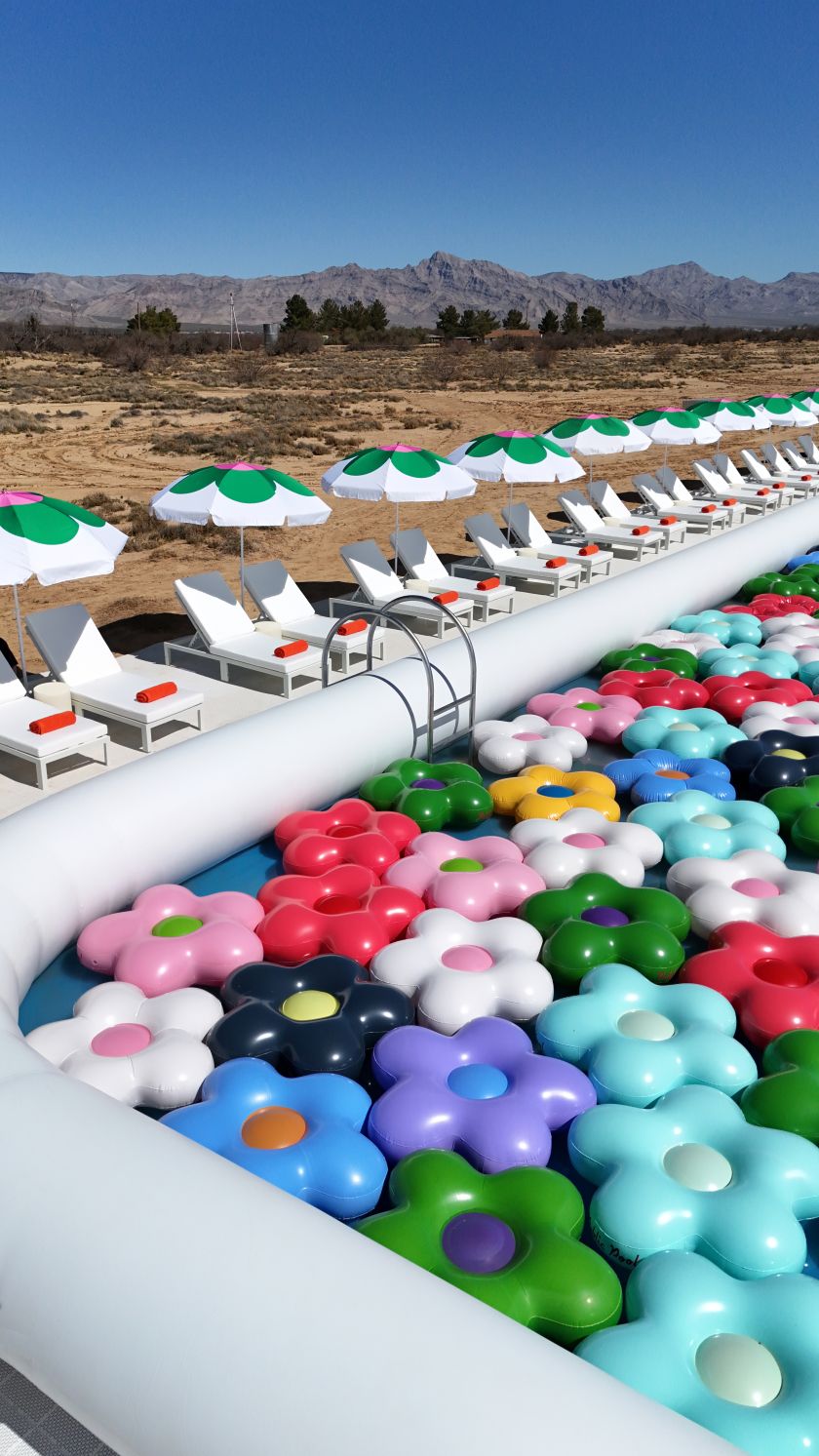 Cj Hendry's epic pool installation is an immersive homage to the glitz and glamour of Las Vegas