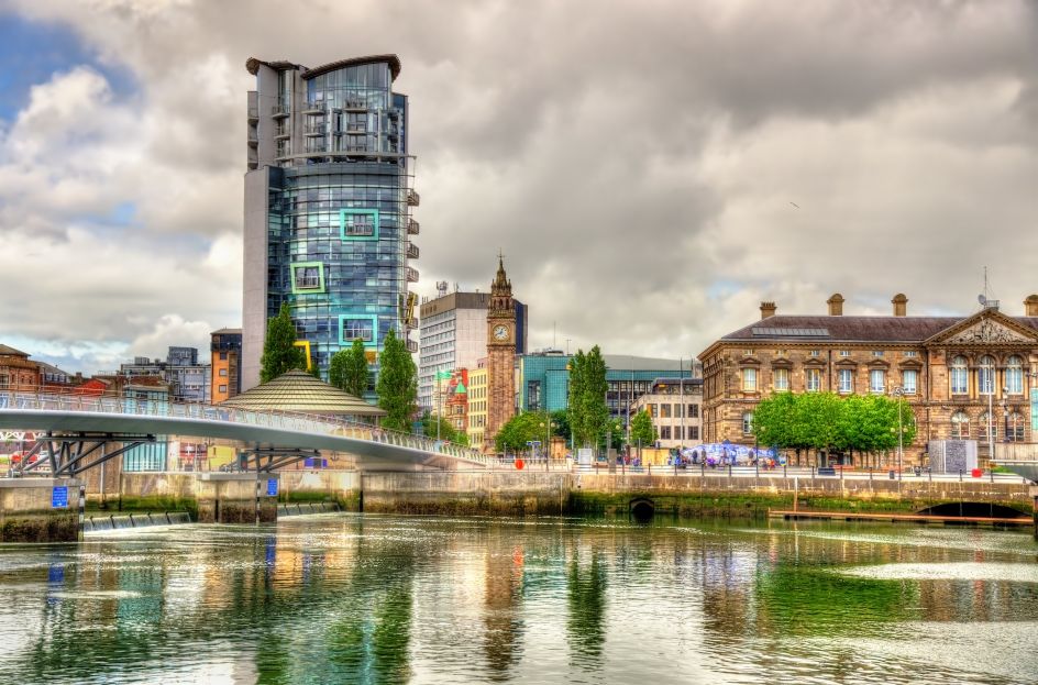 View of Belfast with the River Logan. Image courtesy of [Adobe Stock](https://stock.adobe.com/uk)