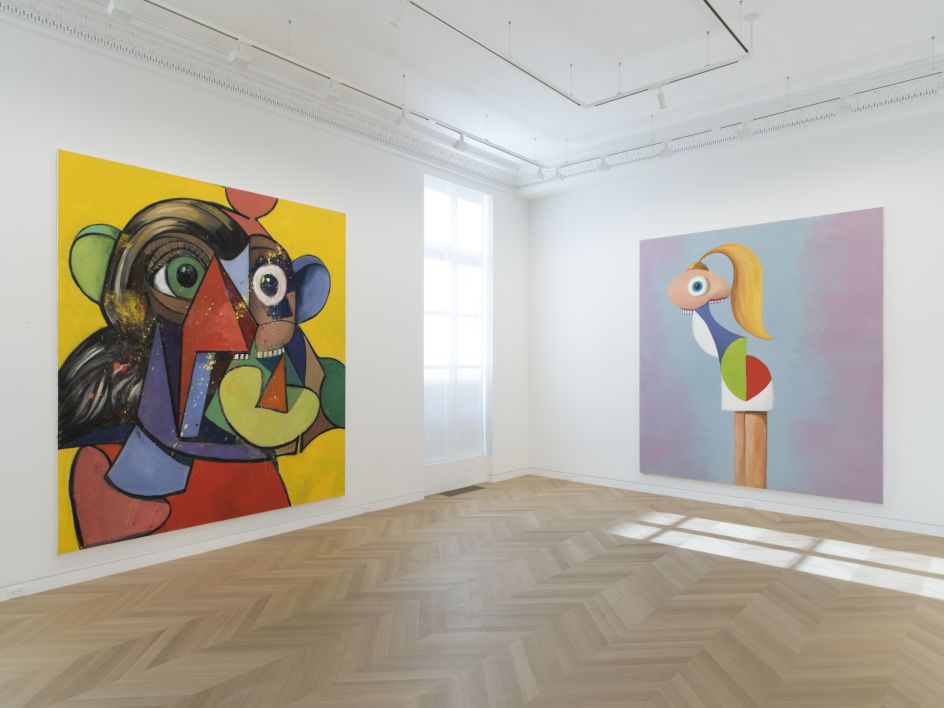 © George Condo Installation View, courtesy of the gallery