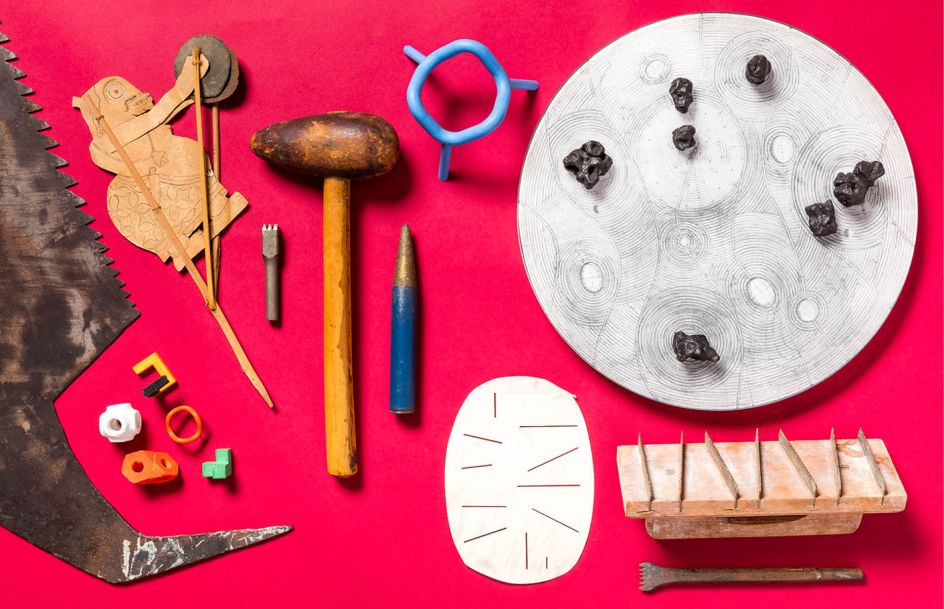 Artefacts from Isamu Noguchi's studio, Long Island City, NY. Courtesy The Isamu Noguchi Foundation and Garden Museum, New York