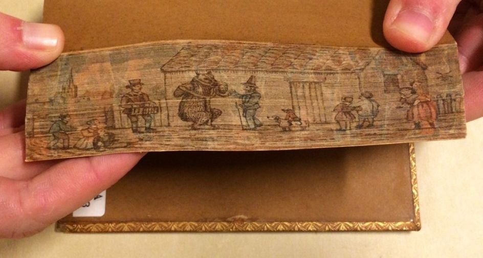 A circus scene from Essays, Poems, and Plays (1820) | Photo courtesy of [The Swem Library](https://libraries.wm.edu/research/special-collections/books-periodicals/ralph-h-wark-collection)