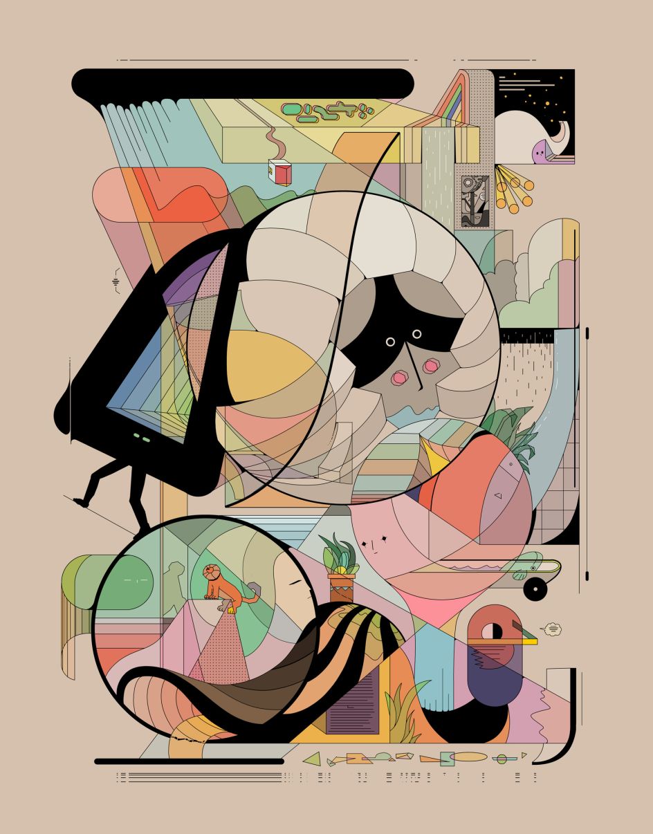 From the series, Gibberish #24 © Ori Toor